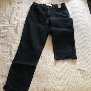 Abercrombie & Fitch Ultra High Rise Ankle Straight sz 27/4